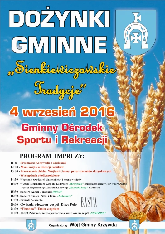 Plakat Dożynek Gminnych