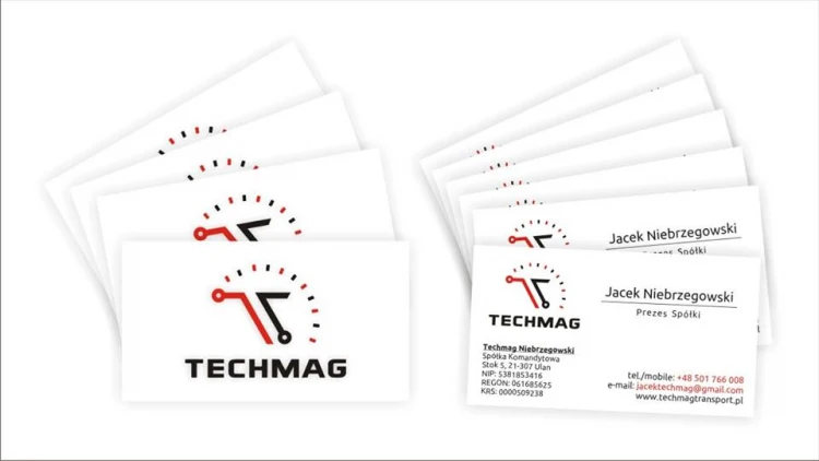 Wizytówki TECHMAG