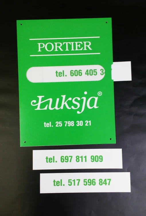 Tablica informacyjna Łuksja